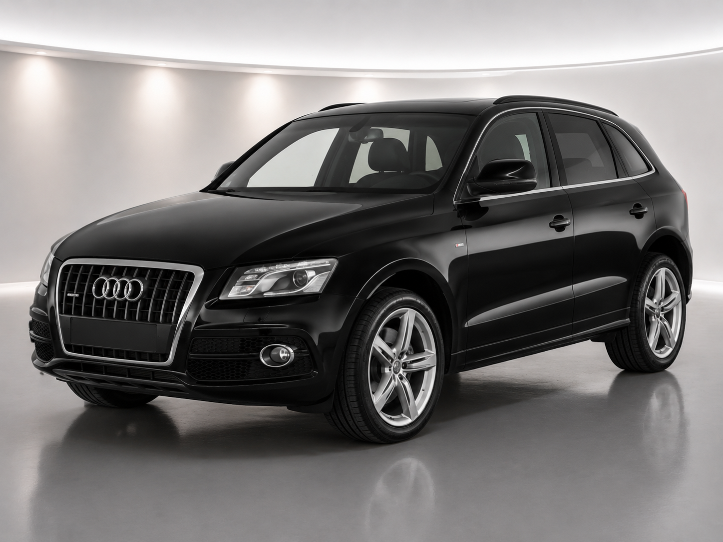 Black Audi Q5 S Line 2011 rental SUV